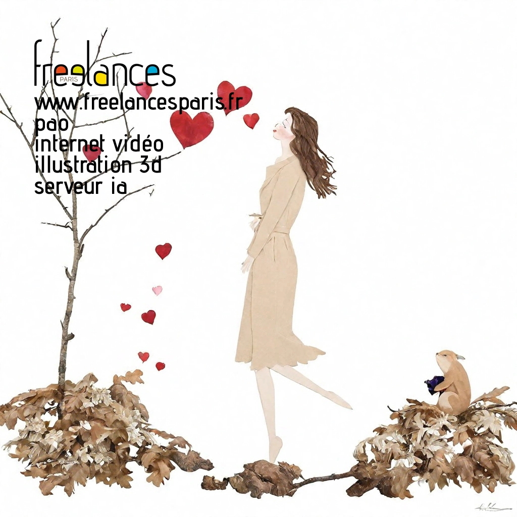 Pao mise en page internet vidéo illustration 3d serveur IA générative AI freelance paris studio de création magazines yrm09zp0